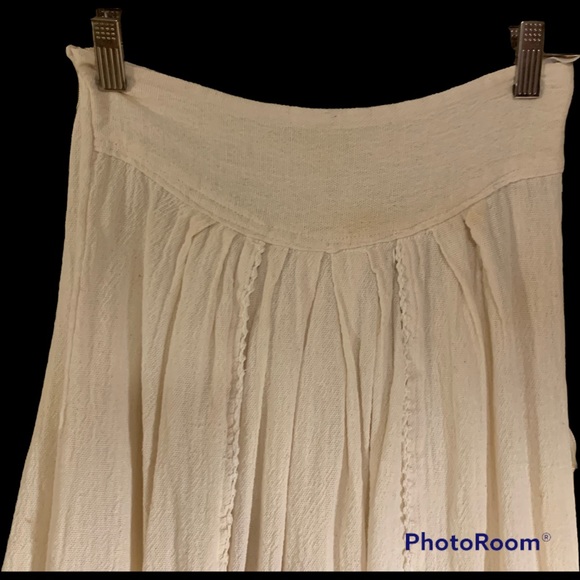 Ao Poi skirt handmade cotton fabric from Paraguay boho - Picture 7 of 8